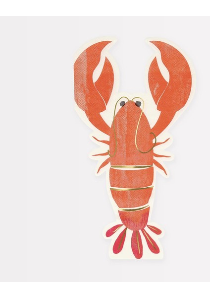 - Lobster - Istakoz Peçeteler - 16'lı