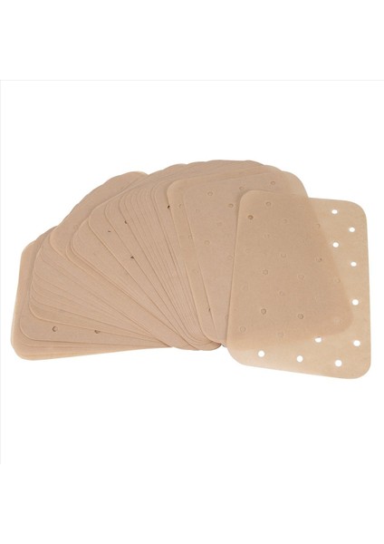 Ninja için 200 adet hava fritöz parşömen astarları 1 in 1 hava fritöz astarları için ninja dz201 fg551 için ön kesilmiş pişirme paspası (Yurt Dışından)