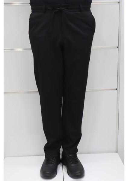 Fistan Store Erkek Normal Bel Rahat Kesim Boru Paça Jogger Pantolon