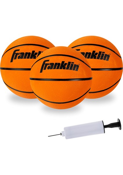 Sports Indoor Mini Basketballs - 3 Pack - Slam Dunk Approved - Indoor Game Room Replacement Basketballs