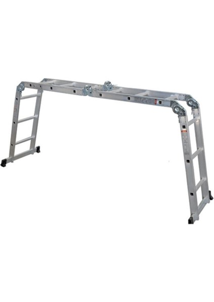 Elmas Serisi - 5.80 Metre 5x4 Çok Amaçlı Akrobat Merdiven Alüminyum Endüstriyel Katlanır Profesyonel