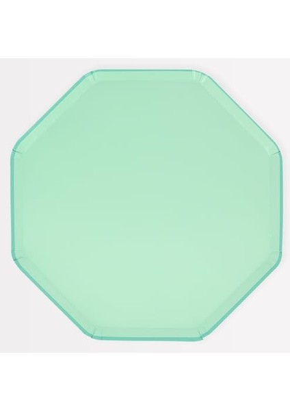 - Sea Foam Dinner Plates - Deniz Köpüğü Yeşili Tabaklar (L) (X8) modelleri