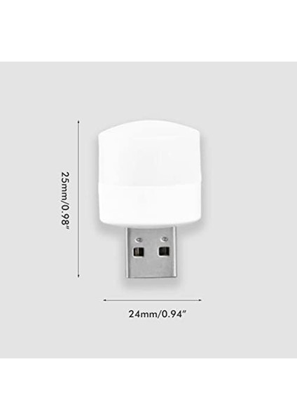 Mini LED Lambalar, Okuma Işığı, 6 Parçalı Taşınabilir Mini USB Gece Lambası, Mobil Led, Bebek Uykusu, Mobil Şarj Lambaları Için Küçük Yuvarlak Işıklar modelleri