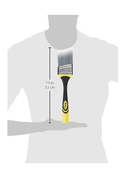 80833 Angular Paint Brush With Softgrip Handle, 27CM modelleri