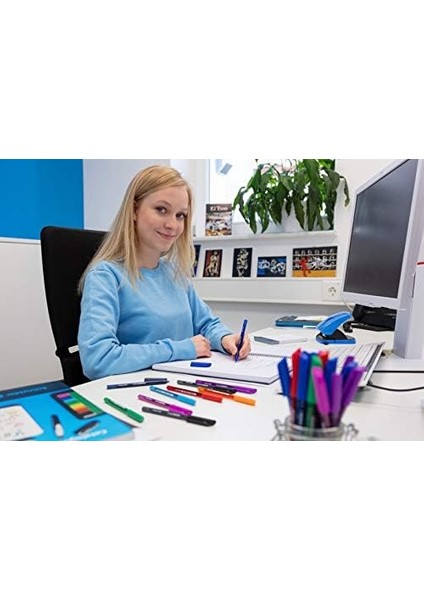 Vizz Tükenmez, 1,00 Mm, 10' Lu Set, Canlı Renkler modelleri