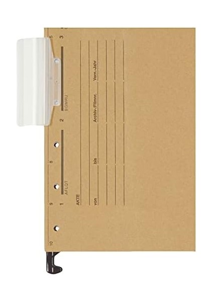 Alpha Askılı Dosya, Telsiz, A4, Kese Kağıdı Rengi, 10'lu Paket, 19153000 modelleri