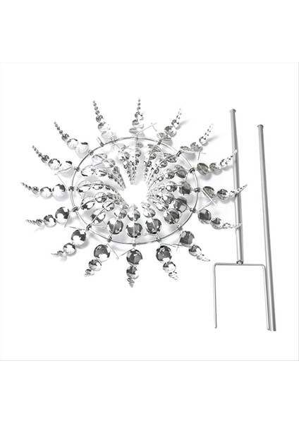 Rüzgar Spinnerları Açık, Bahçe İplikçileri Metal 30 cm, bahçe dekoru için rüzgar heykelleri (Yurt Dışından)