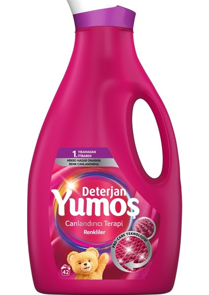 Yumoş Sıvı Çamaşır Deterjanı Canlandırıcı Terapi Renkliler Için 2520 ml fiyatları