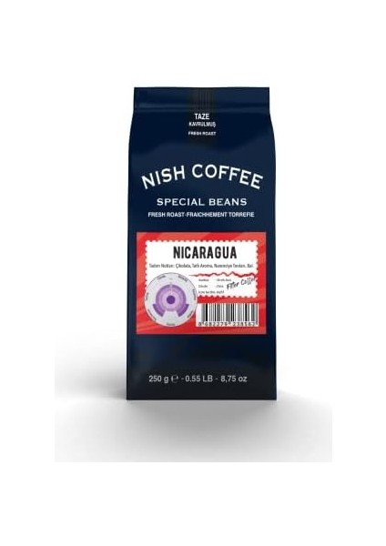 Nish Filtre Kahve Nicaragua 250 gr modelleri