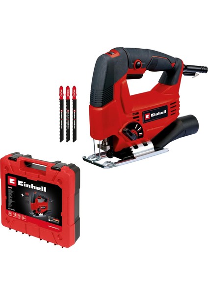 Dekupaj Testere Tc-Js 80/1 Kit (550 W, 20 mm Kesme Yüksekliği, Sarkaç Fonksiyonu, Ahşapta 80 Mm, Çelikte 10 mm Kesim Derinliği, 3000 D/d, 3 Adet T-Şaft Testere Bıçağı Dahil) - 4321157