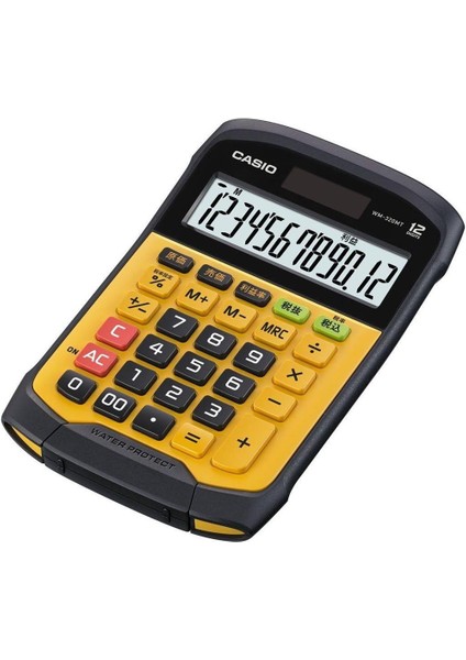 Casio WM-320MT 12 Hane Suya-Toza Dayanıklı Masa Üstü Hesap Makinesi