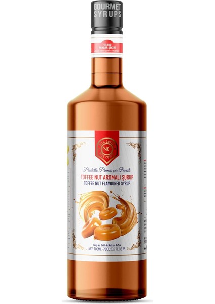 Nish Toffee Nut Aromalı Şurup 700 ml - P