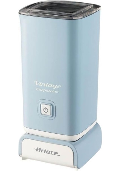 Cappucino 2878, Retro Elektrikli Süt Köpürtücü, Cappuccino ve Çikolata Için, 2 Dakikada Cappuccino Için Süt Köpüğü, 250 ml Kapasite, 500 W, Mavi