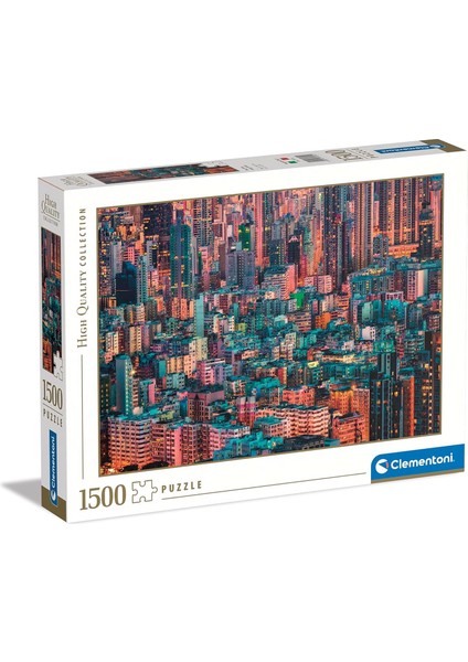 31692 -The Hive, Hong Kong, Yapboz 1500 Parça Yetişkinler ve Çocuklar Için, 10 Yaşında, Tüm Aile Için Beceri Oyunu, Çok Renkli