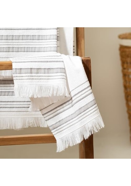 Derin Yüz Havlusu 50X90 Cm, Beyaz/açık Gri/koyu Gri fiyatları