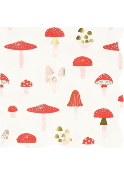 - Mantar Peçete - L - 16 Adet