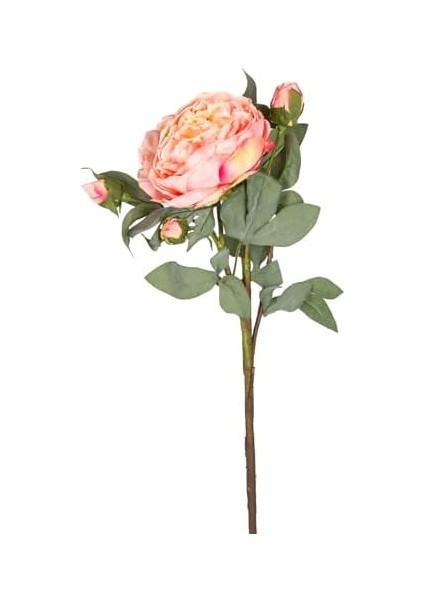 Yapay Çiçek Gül Dalı Somon 58 Cm. fiyatları