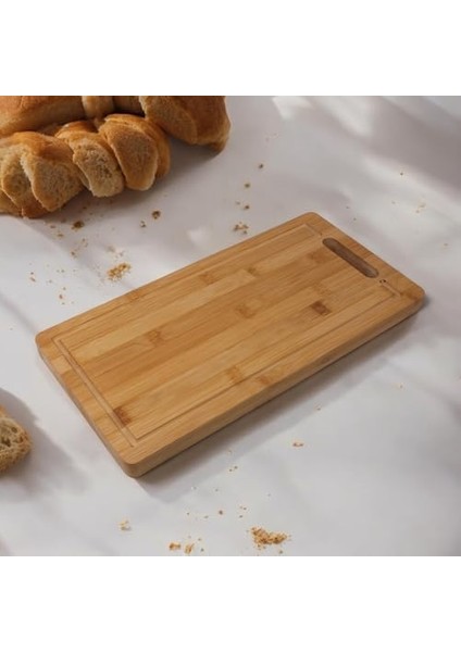 Kalın Bambu Kesme Tahtası - Büyük Boy Antibakteriyel Yıkanabilir Doğrama Tahtası (Düz-37 * 17 * 2.5cm) modelleri