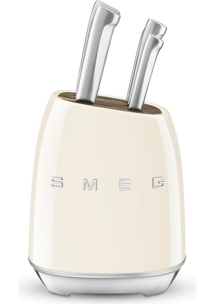 50's Style KBSF02 Krem Bıçak Seti