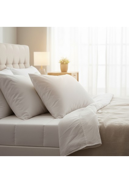 2'li Yastık Misha Elyaf Dolgulu Yastık 50X70 500GRAM /2 Adet Yastık- İkili Yastık Elyaf Dolgulu Yumuşacık Yastık modelleri