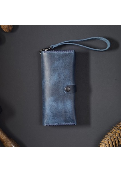 Uzun Cüzdan Bilek Askılı Gerçek Deri El Yapımı Telefon Çantası fiyatları