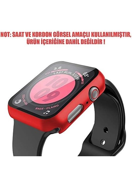 Series 5 44MM Için Kılıf Premium Slim Watchband Kırmızı [ Series 5 44MM ile Uyumlu Kılıf - Kırmızı] modelleri