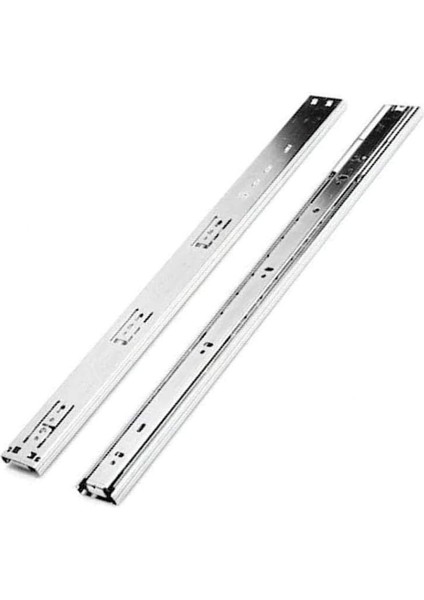 Galvanizli Teleskopik Çekmece Rayı 43X500
