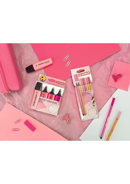 - Orıgınal - Fosforlu - 4'lü Paket - Pembe Tonları fiyatları