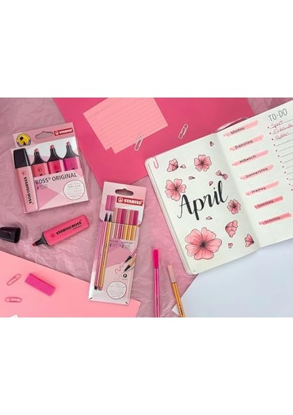 - Orıgınal - Fosforlu - 4'lü Paket - Pembe Tonları modelleri