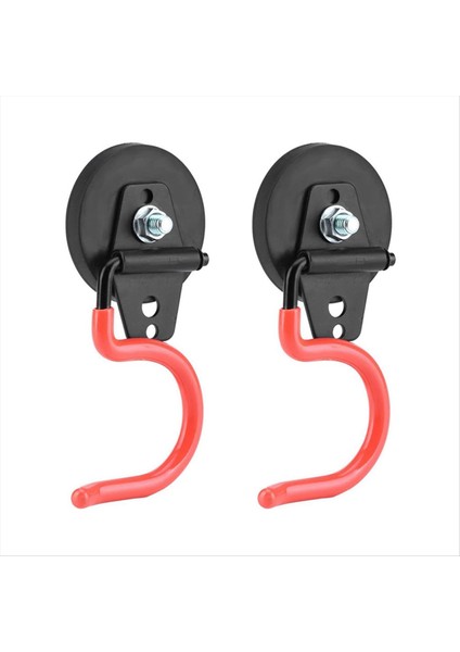 2 paket kaymaz garaj depolama kancaları ağır hizmet tipi güçlü demir manyetik süpürge paspas alet tutucu bahçe çapa tutucu turuncu (Yurt Dışından)