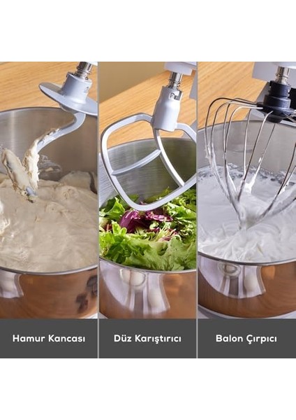 Multichef Ultra 2000W 7 Litre Mikser Mutfak Şefi Anthracite (Kıyma Çekme/sucuk-Sosis/içli Köfte Aparatlı) fiyatları