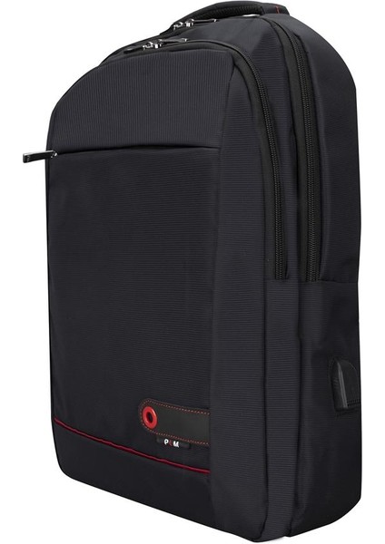 Plm Lucca-Usb 15.6 Lacivert Notebook Sırt Çantası
