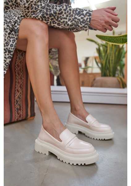 Lopes Kadın Bej Oxford Ayakkabi fırsatları