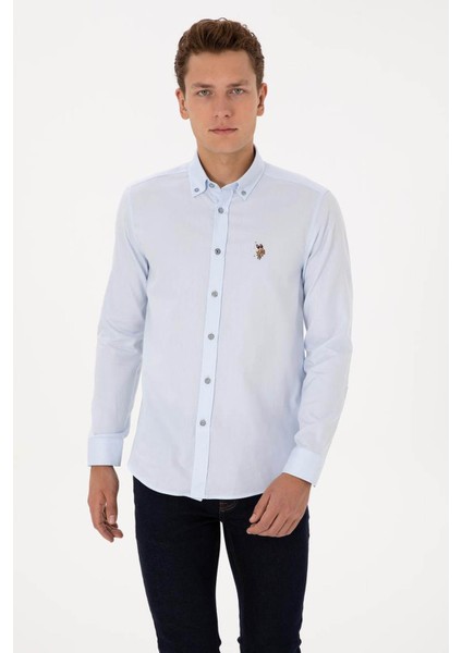 CEDCOLOR025K Açık Mavi Erkek Gömlek 2225466