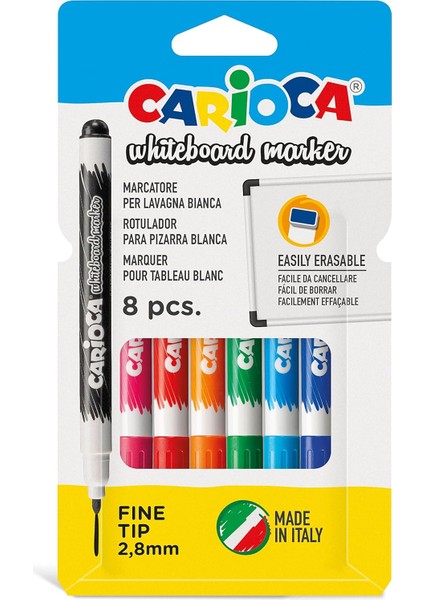 Beyaz Tahta 8 Renk 8'li Pvc 2.8 mm