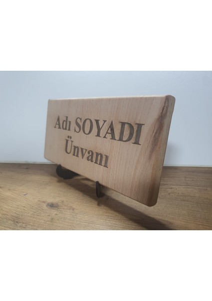 23X11 cm Kişiye Özel Ahşap Yakma Isim Ad Soyad Ünvan Hediyelik Makam Ahşap fiyatları