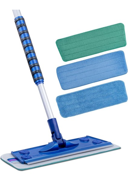 Mikrofiber Mop Üçlü Set (Islak-Kuru-Duvar)