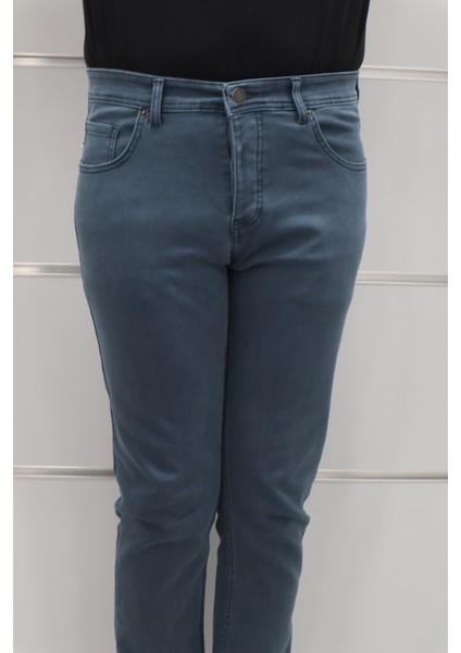 Fistan Store Erkek Açık Mavi Normal Bel Rahat Kesim Dar Paça Jean Pantolon fiyatları