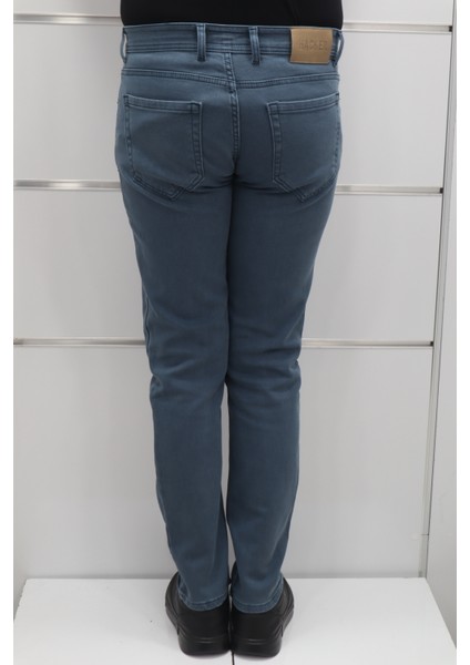 Fistan Store Erkek Açık Mavi Normal Bel Rahat Kesim Dar Paça Jean Pantolon fırsatları