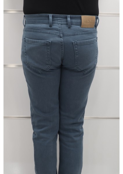 Fistan Store Erkek Açık Mavi Normal Bel Rahat Kesim Dar Paça Jean Pantolon indirimleri
