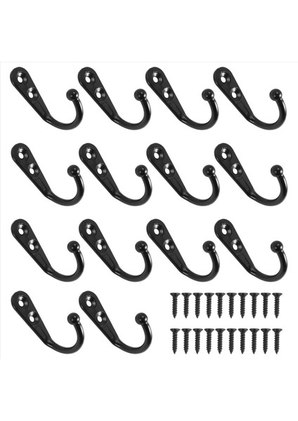 14 adet duvara monte kancalar ceket kancaları kapı bornoz kancası asılı havlu şapkası anahtar bardağı tek metal kanca yatak odası için (Yurt Dışından)