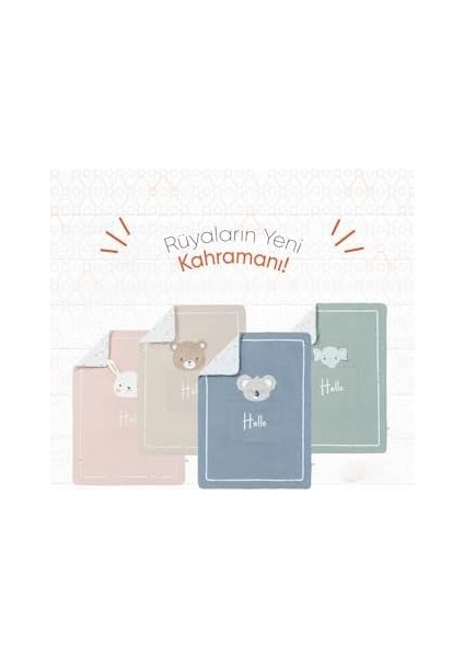 Hero Karakterli Bebek Çocuk Yorgan 100X135 Elephant modelleri