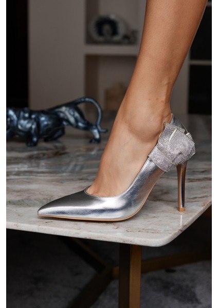 Doxe Kadın Bej Taş Detay Topuklu Ayakkabi fiyatları