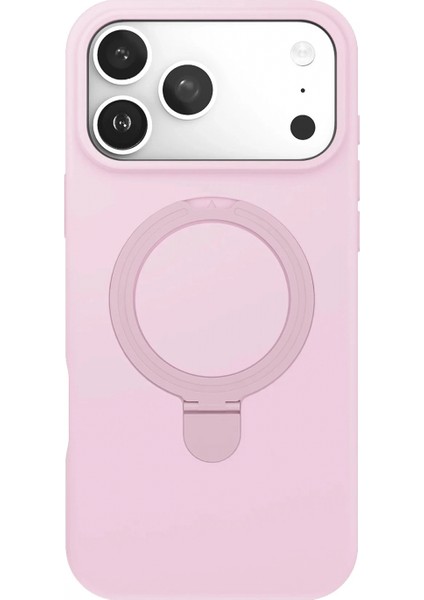 Apple iPhone 17 Pro Max Regal Magsafe Standlı Kapak - Açık Pembe fiyatları