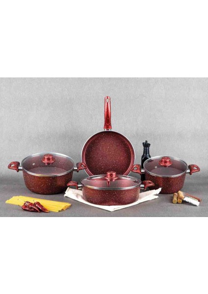 Granit 7 Parça Tencere Seti