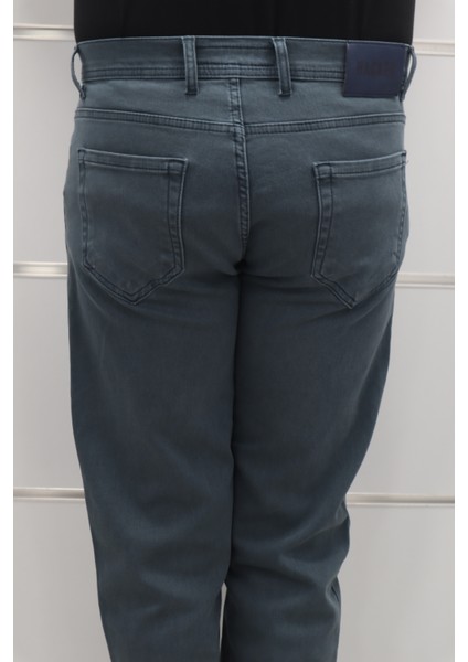 Fistan Store Erkek Yüksek Bel Rahat Kesim Boru Paça Büyük Beden Jean Pantolon indirimleri