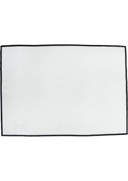 Siyah Biyeli Servis 2li 32X45 Cm, Tekli