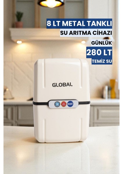 Su Arıtma Cihazı 8lt Kapalı Kasa | 5 Filtreli Ro Sistem | Ters Ozmoz | (Üreticiden) fiyatları