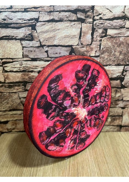 3D Meyve Desen Nar Yastık