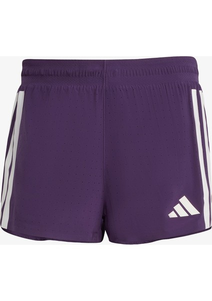 Adizero Running Split Erkek Mor Koşu Şortu.-